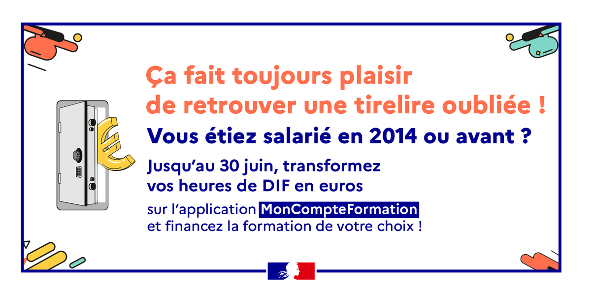 centreinffo's tweet photo. ⭕️ Les droits des salariés cumulés au titre du DIF ne seront bientôt plus accessibles. 

✅ Comment transférer ses droits ? Les réponses sur Mon Compte Formation => https://t.co/RdEFX4nQ2e https://t.co/sPbmMd931C