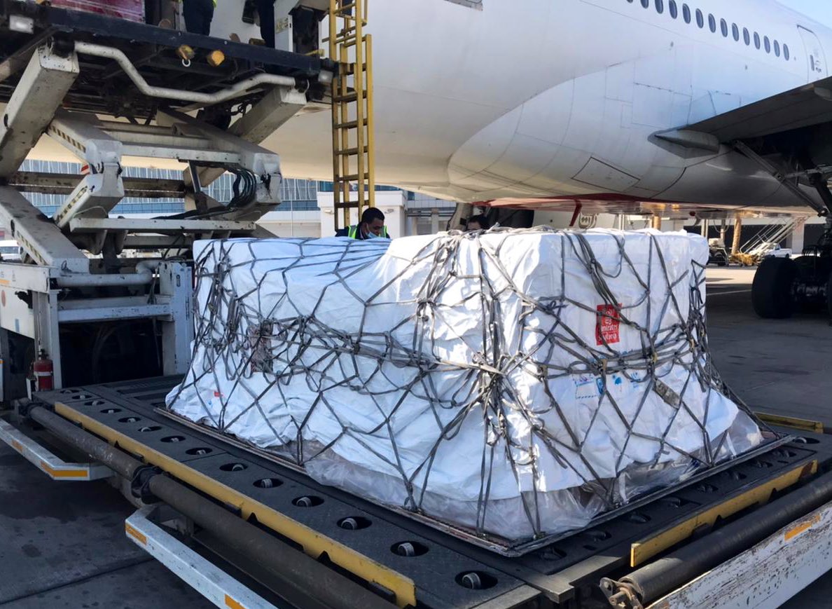 Beyond the neighbourhood, now to the Nile. Egypt receives Made in India vaccines. 

#VaccineMaitri
