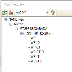 hmmm, it supports something from this flash family but in TSOP packaging. Probably we could rewire the reader to the flash manually? I will give it a try next week.