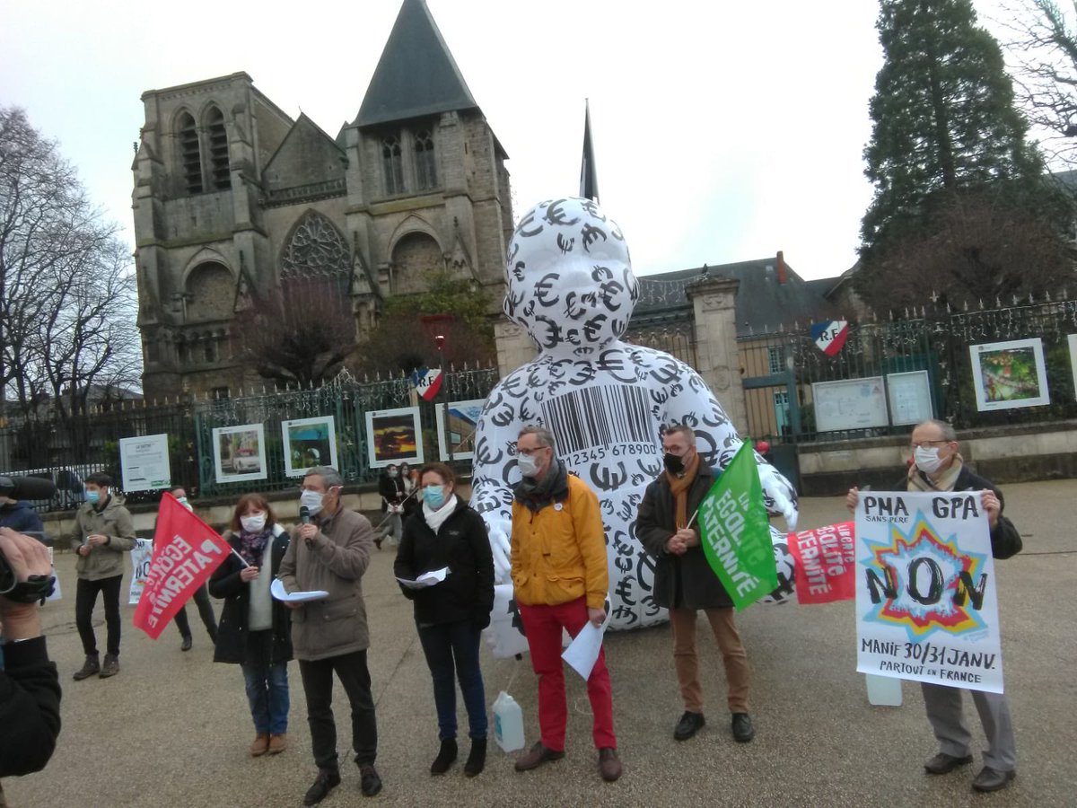 Marchonsenfant's tweet photo. Les français sont ils prêts à rentrer dans le marché de la procréation ? ⁦@LaManifPourTous⁩ ⁦@OuestFrance72⁩ ⁦@ManifPourTous49⁩ #PJLBioethique #pmasanspere #GPA #30et31janvier https://t.co/ob4nPlK8XW