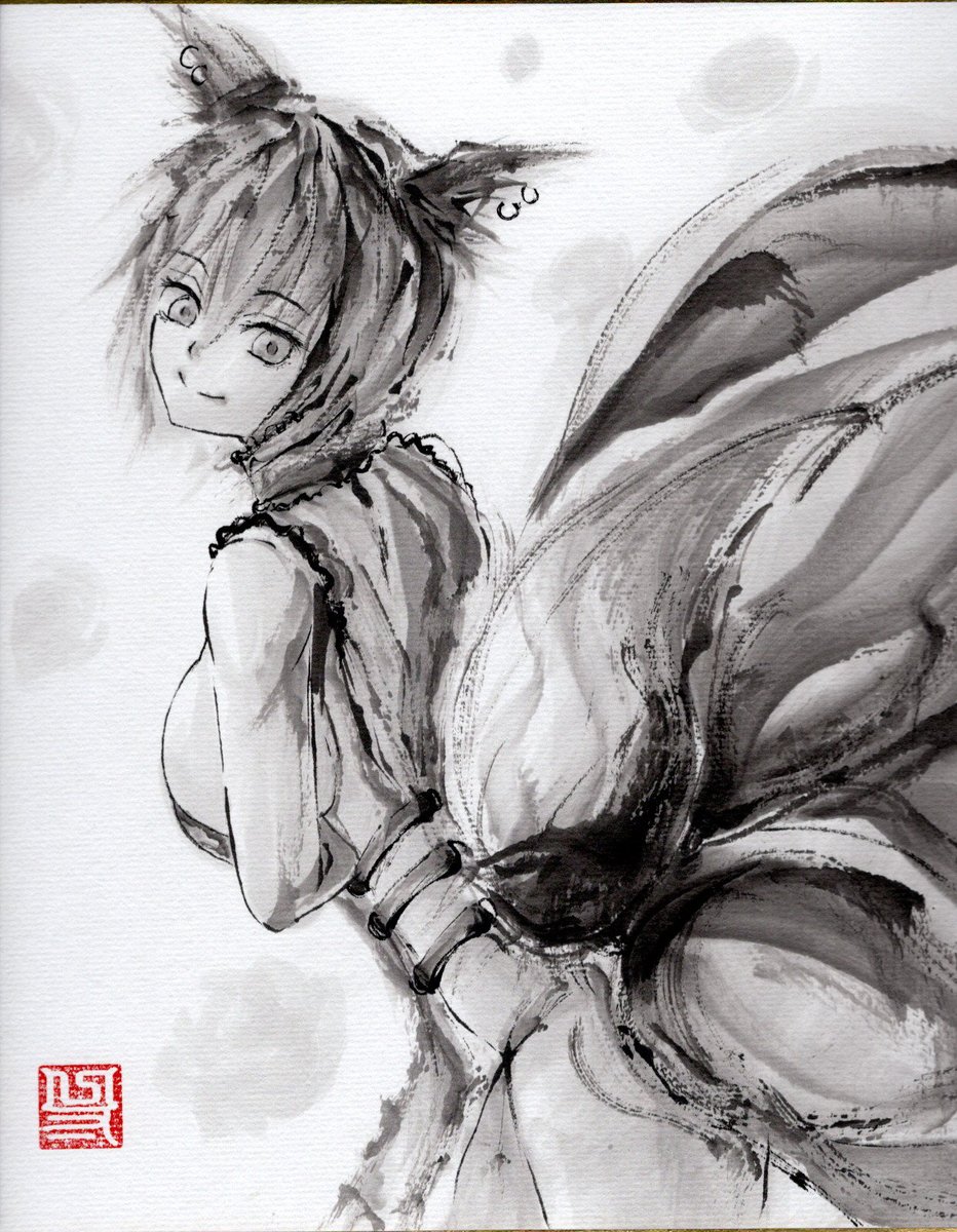 独特の素材 【墨絵】原画 絵画/タペストリ - vsis.lk