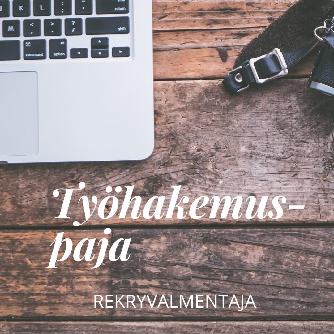 rekryvalmentaja's tweet photo. Onko ongelmia työhakemuksen teossa? Etkö tiedä, mitä työhakemuksessa kannattaisi sanoa? Ei hätää! Rekryvalmentaja auttaa! Järjestämme työhakemuspajoja, joissa saat oikeilta rekrytoinnin ammattilaisilta vinkkejä hyvän työhakemuksen tekemiseen. Lue lisää: https://t.co/JBgh7JLYEt https://t.co/8vFATkEbzm