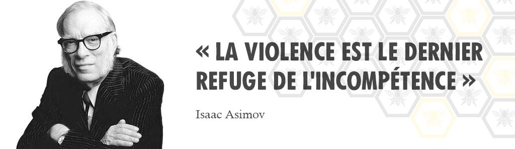 XRNamur's tweet photo. «la violence est le dernier refuge de l'incompétence » 
- Isaac Asimov https://t.co/un7Jvuxp7H