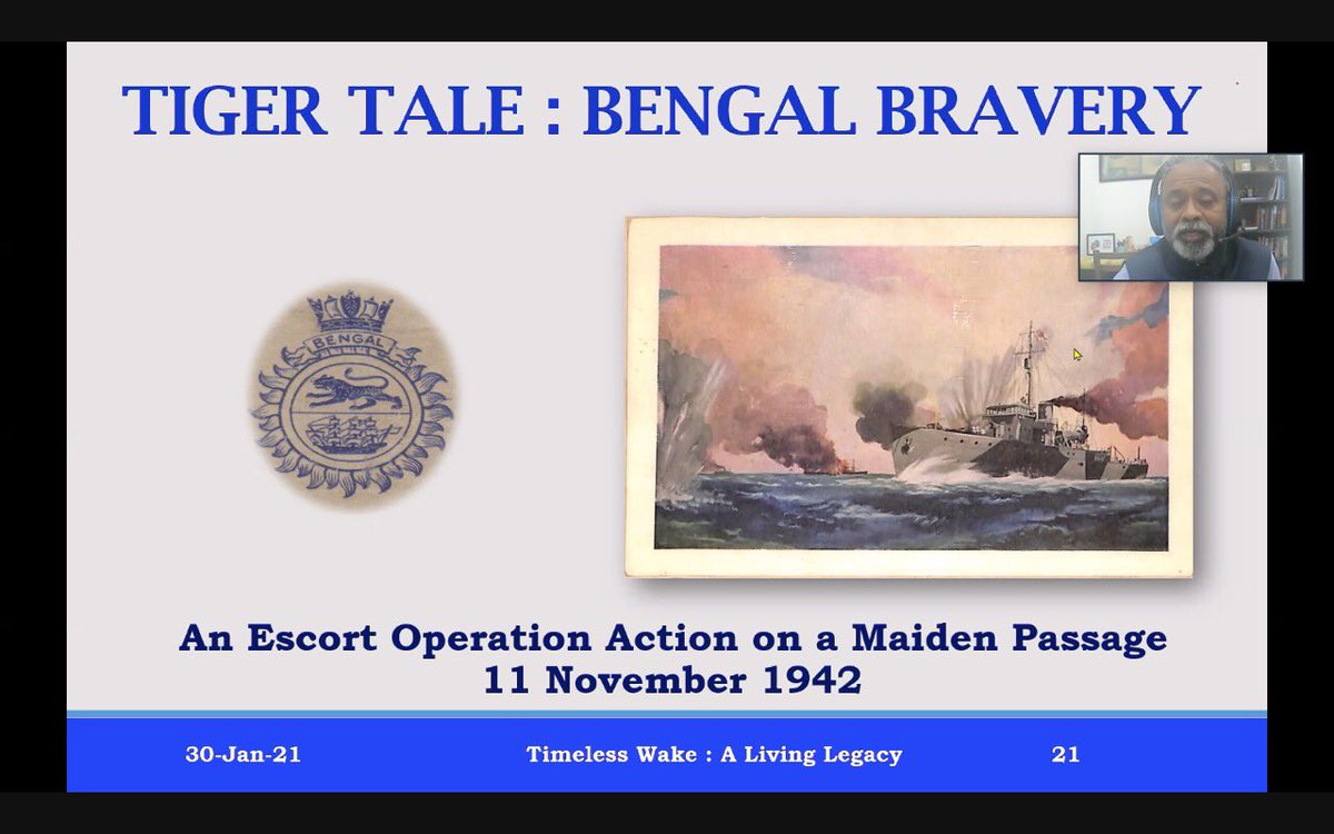 KhakiLab's tweet photo. Last evening at #TimelessWake, @JohnsonIndia talked about India's naval contribution during WWI & II. At our next Online Talk #AnnaBhoga on Sat, 6 Feb, 6 pm IST, Dr Mohsina Mukadam will speak on #food in ancient #India. Admission is free. Register now at https://t.co/2kCO9PjRRx https://t.co/lfLdR3RcyS