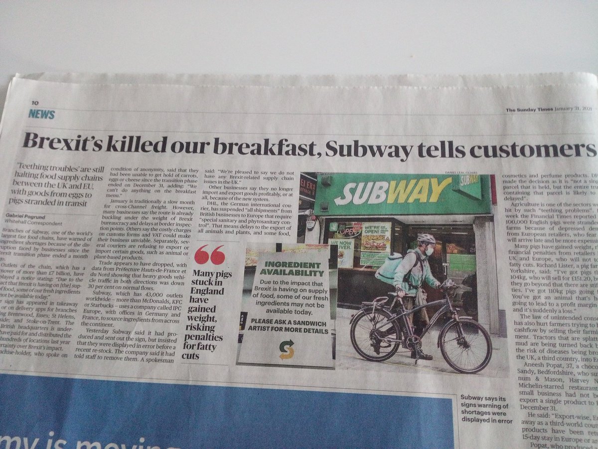 onlylocalstore's tweet image. Here's an idea #subway why don't you source from the UK your ingredients. You would not have a problem then would you !
