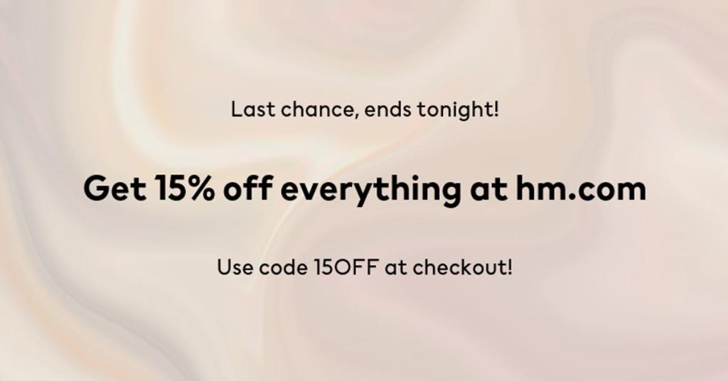 h&m ireland discount code