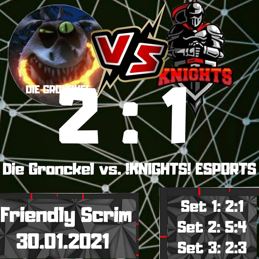 Zweiter Scrim, zweiter Sieg! Wieder konnten wir bereits in Set 2 nach einer guten Leistung in Set 1 das Spiel für uns entscheiden! Waren nice Games, gg! <a href="/knights_pl/">!KNIGHTS! PL</a>