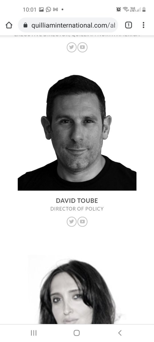 Former  @QuilliamOrg Director of Policy  @ToubeDavid has also now confirmed publicly that he has left the counter-extremism think-tank for "this very reason" - the spreading of conspiracy theories, inc from extreme sources. But i do not think the org has made any public comment yet