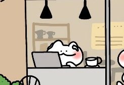 เราชอบที่เวลาวาดรูปฝูงน้อนแมว ระหว่างตัดเส้นจะมีสตอรี่ของน้อนที่กำลังวาดผุดขึ้นมา เช่นคนนี้เขาตั้งใจทำงานจังนะ ใส่หูฟังด้วย หรืออีกน้อนก็กินเอสเปรสโซ่ช็อตด้วย เท่จังเลย แล้วปีนเก้าอี้ขึ้นไปยังไงนะ อะไรทำนองนี้ สรุปคือสนุกเพราะเป็นคนเพ้อเจ้อ 55555 