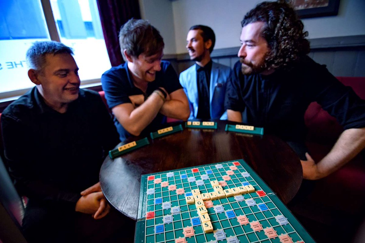 differentlights's tweet image. What's your lockdown board game of choice? 🎲🃏🎮

(This is an old pic, we haven't seen each other for a while! 😭)

functioncentral.co.uk/band/the-diffe…