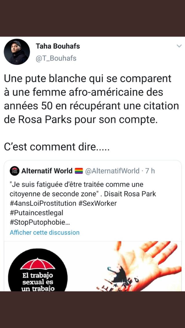  #Bouhafs et son racisme anti-blanc, quand ce n'est pas des insultes
