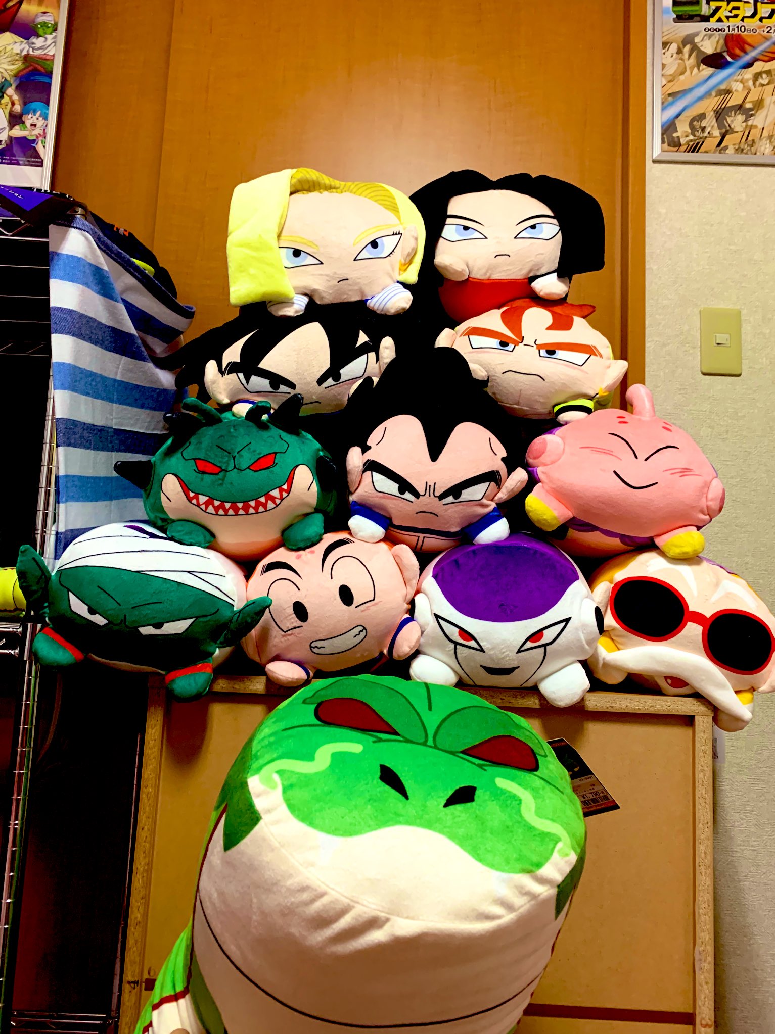 セット送料無料 ドラゴンボール 人造人間しまむら ダイカットごろ寝