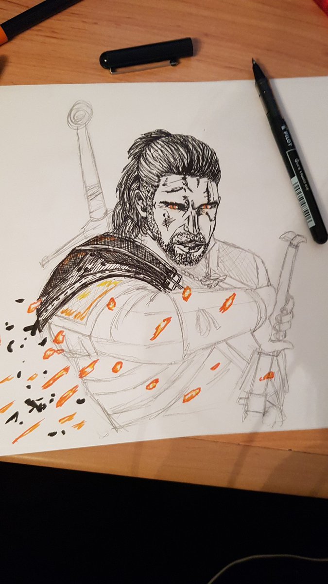 1chigucii's tweet photo. Just did this yesterday #TheWitcher https://t.co/vW9uNJmm3R