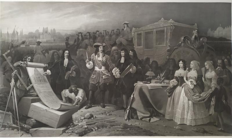 Ainsi, après la « commanderie Saint-Louis » décidé après le traité des Pyrénées (1659) et transformant le château de Bicêtre en un établissement pour l'entretien des soldats invalides, Louis XIV acte la construction de l'hôtel des Invalides en 1670.