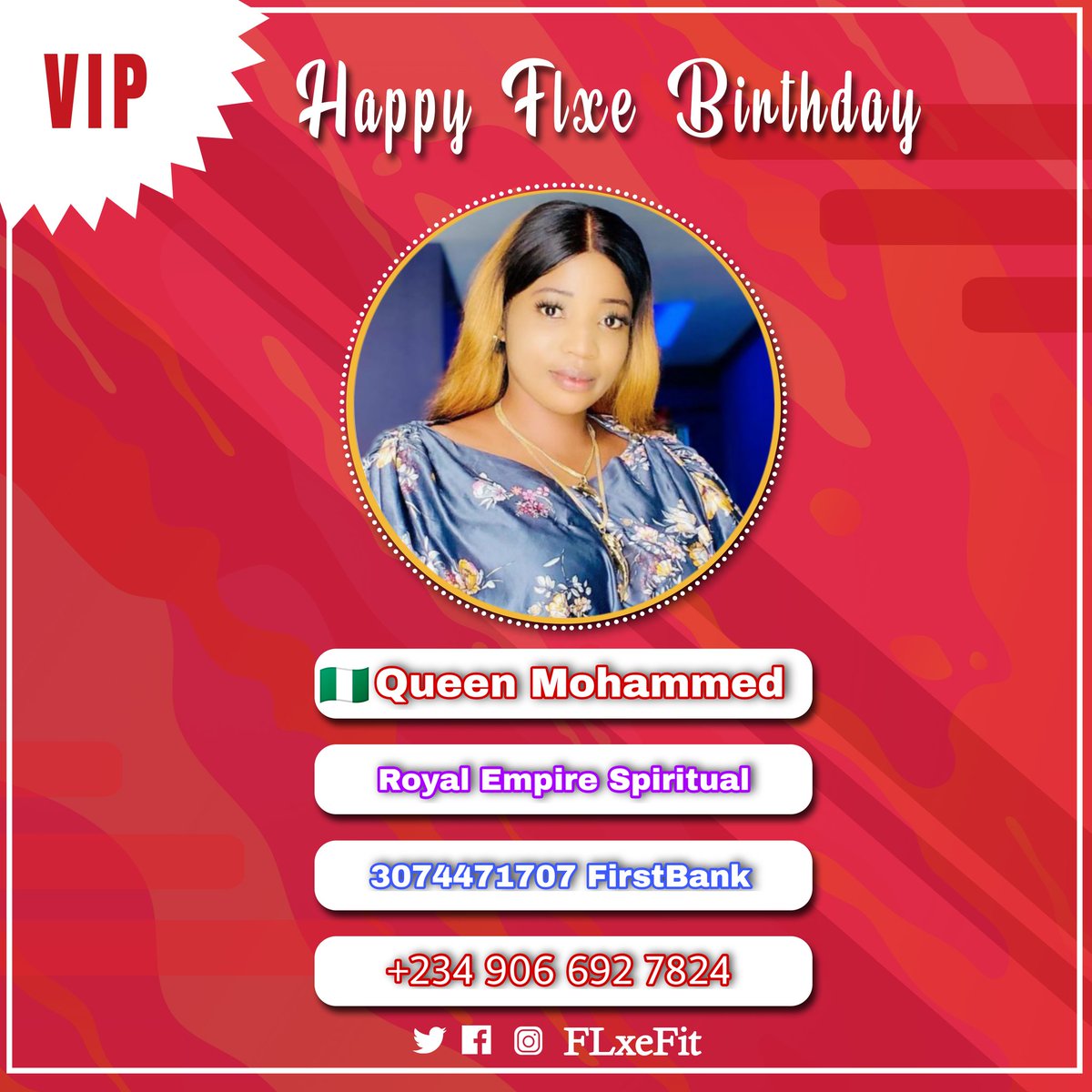 FlxeFit's tweet photo. Happy FLxe Birthday Queen https://t.co/60HknRTw2G