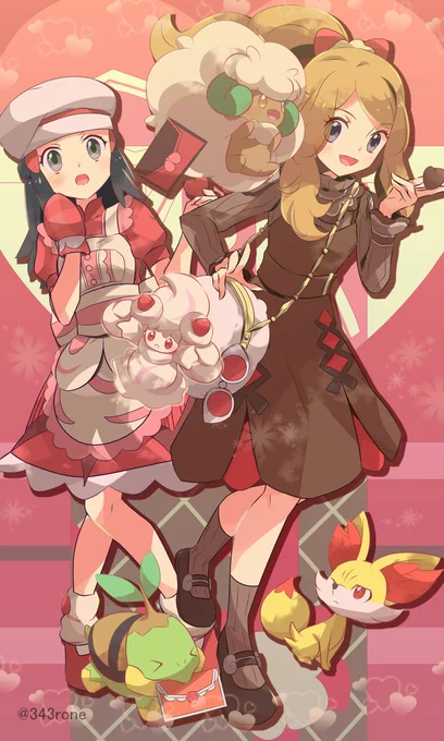 ポケマス??のヒカリ&amp;セレナ 