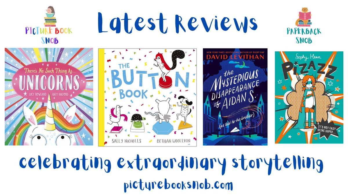 picturebooksnob's tweet photo. This week's #picturebook, #middlegrade & #chapterbook reviews, in case you missed anything!
https://t.co/HoIgs4K6xD
#theresnosuchthingasunicorns #thebuttonbook #pizazz
#themysteriousdisappearanceofaidans #kidlit #yalit #mgbooks #chapterbooks #pbchat #childrensbooks #amreading https://t.co/o30u4NgPfO