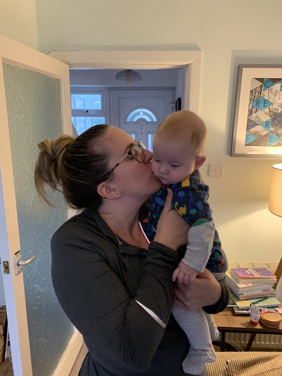 LaraScadding's tweet photo. First run of the year done (and the first run since Rosie’s been born!) and it was a tough one but the lovely cuddle waiting for me when I got home got me through 🏃🏼♀️🏃🏼♀️🏃🏼♀️#runningmummy https://t.co/M6GB2vw7BV