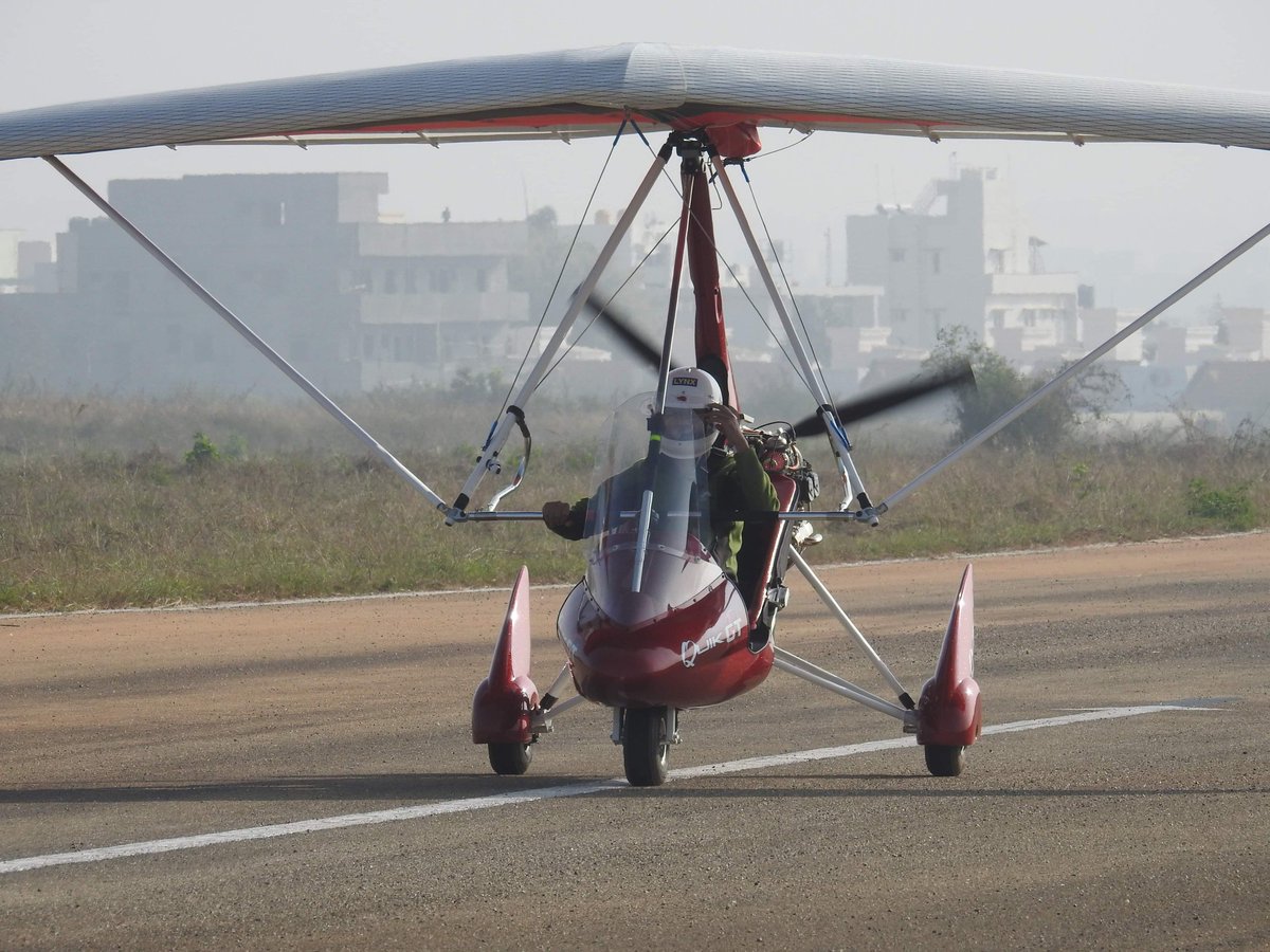 PMAviation's tweet photo. The first Made in india Quik GTR being test flown https://t.co/zw6xqwSY9F