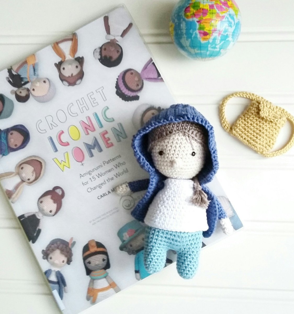 #amigurumi <a href="/GretaThunberg/">Greta Thunberg</a> completed from patterns book available <a href="/HitchinLibrary/">Hitchin Library</a>
 #amigurumicrochet #iconicwomen #amigurumiiconicwomen #crocheteroftheworld #crochetedtoys #crocheteddoll #amigurumilover #amigurumilove #gretathunberg