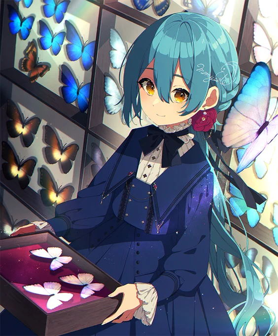 #今月描いた絵を晒そう
看板娘とコルセット 
