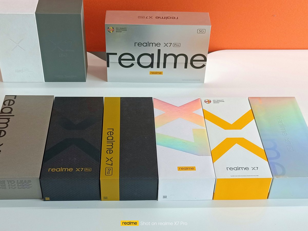BureauAndroid's tweet photo. #realmeX7Pro  
Who's excited 😁😁😁
Retweet and like ♥️ https://t.co/ljglT0bmRy