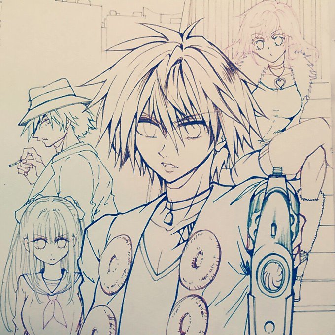 Twoucan 矢吹健太朗先生のバトル漫画が好きすぎて の注目ツイート イラスト マンガ コスプレ モデル