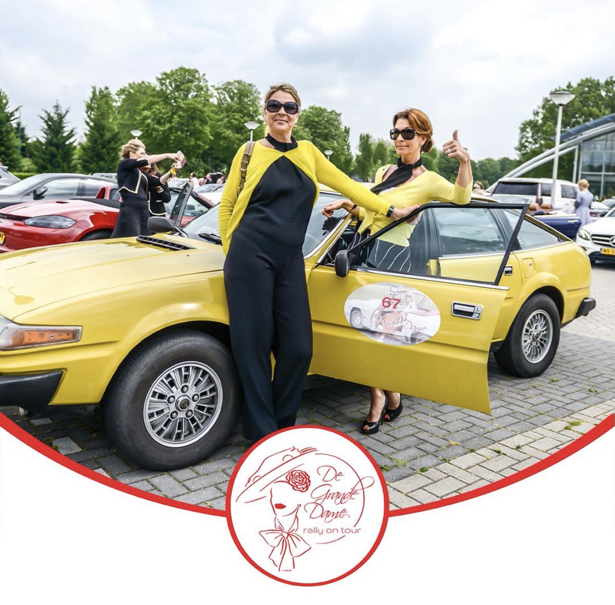 DeGrandeDame's tweet photo. Willen jullie meerijden met  Rally de Grande Dame CoronaProof ?
Op zondag 16 mei 2021 wordt de 4 e Rally De Grande Dame, speciaal voor dames, gehouden. Laat u gekleed, in vintage stijl met een touch of Monaco, Audrey Hepburn, Chanel en Grace Kelly, verrassen door puur rijplezier. https://t.co/umNzJDk6pS