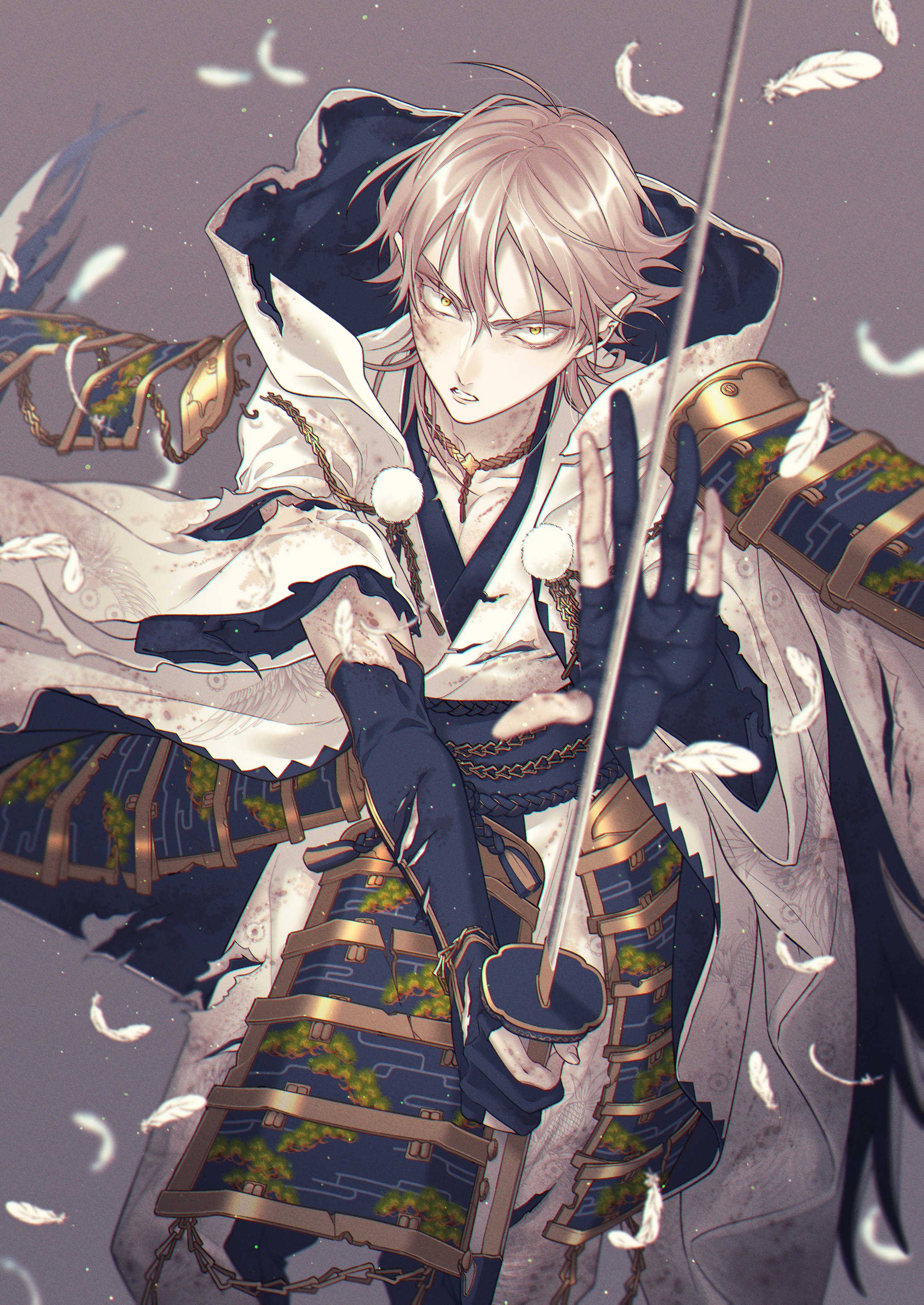 さ*や様 手描きイラスト❀ファンアート❀鶴丸国永 鶴丸国永」のアイデア 70 件 | 刀剣乱舞 鶴丸国永, イラスト