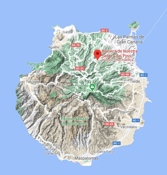  Arguably the most significant church of all is Nuestra Señora del Pino in pastel-coloured Teror in Gran Canaria. A Marian ‘apparition’ in 1481 help the colonists convince the colonised that God was on the side of might. Surprisingly, the church is in Portuguese Gothic style.