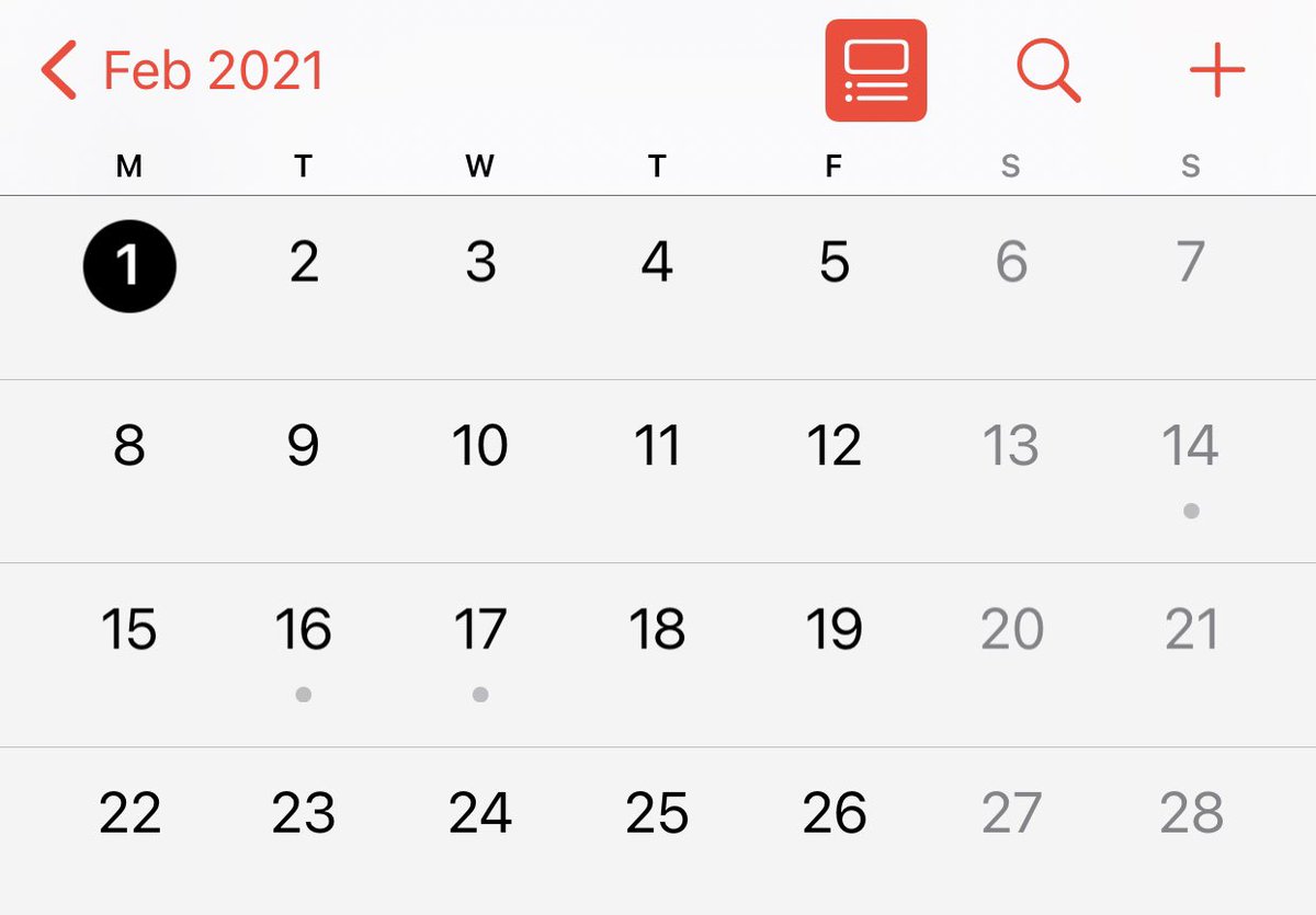 tomorrow marks the start of a perfectly rectangular February, something that we only get on the calendar once every 200 years!!