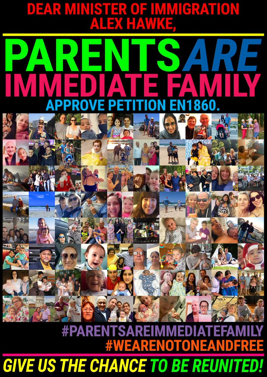 Approve Petition EN-1860. #parentsareimmediatefamily

One year of memories has been taken from us. Don't make it two. #allAussiekidsdeservegrandparents

<a href="/ausgov/">Australian Government</a> 
<a href="/AlexHawkeMP/">Alex Hawke MP</a> 
<a href="/ScottMorrisonMP/">Not ScoMo</a>