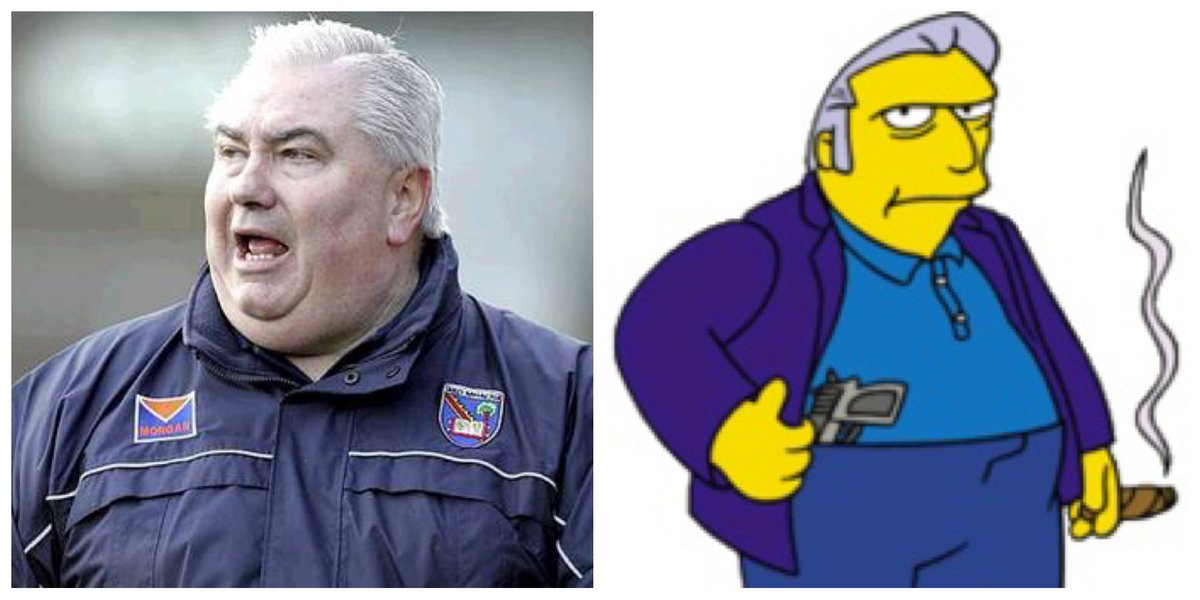 [A thread] of Simpsons characters as Football managers.  #gaa  @Woolberto  @RyanLarry  @DaloAnto