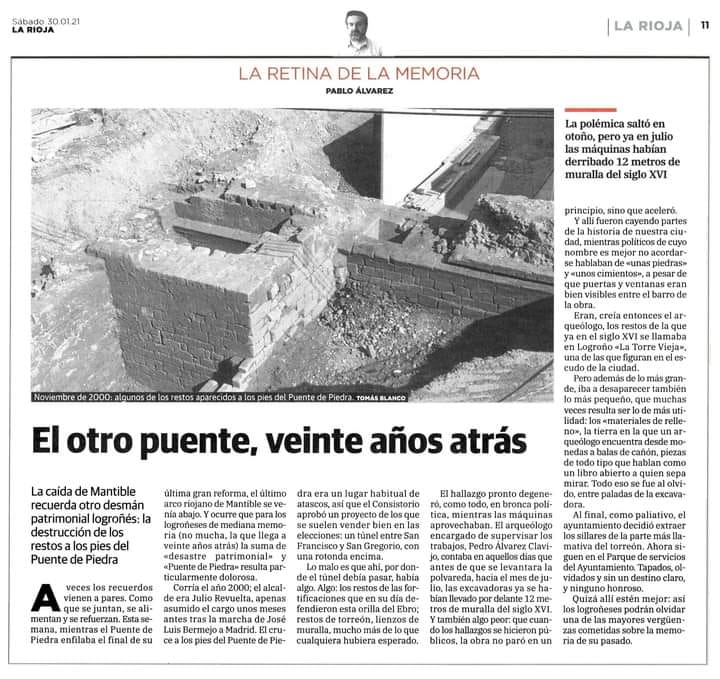 HistoriaLaRioja's tweet photo. Desmenuzar el patrimonio.
Hacer añicos nuestra historia.
Eso fue lo que se hizo hace 20 años en Logroño. Una de las mayores tropelías que han podido contemplar los logroñeses.
Pablo Álvarez en Diario La Rioja nos recuerda la crónica de tan bárbaro suceso. https://t.co/nXTo7ynR2s