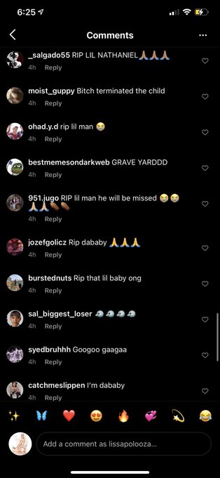 So my ex got over 700 people to comment the most disgusting stuff on my latest Instagram post about me