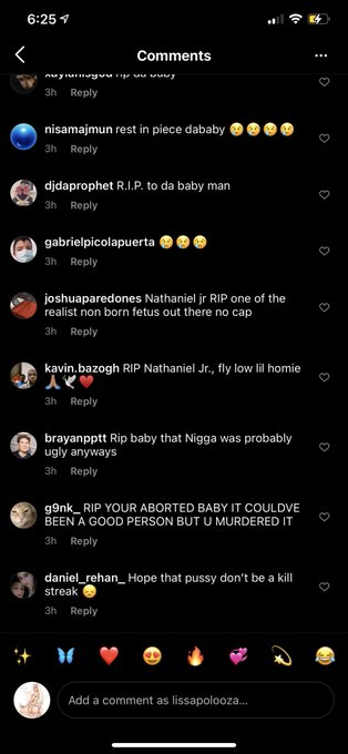 So my ex got over 700 people to comment the most disgusting stuff on my latest Instagram post about me