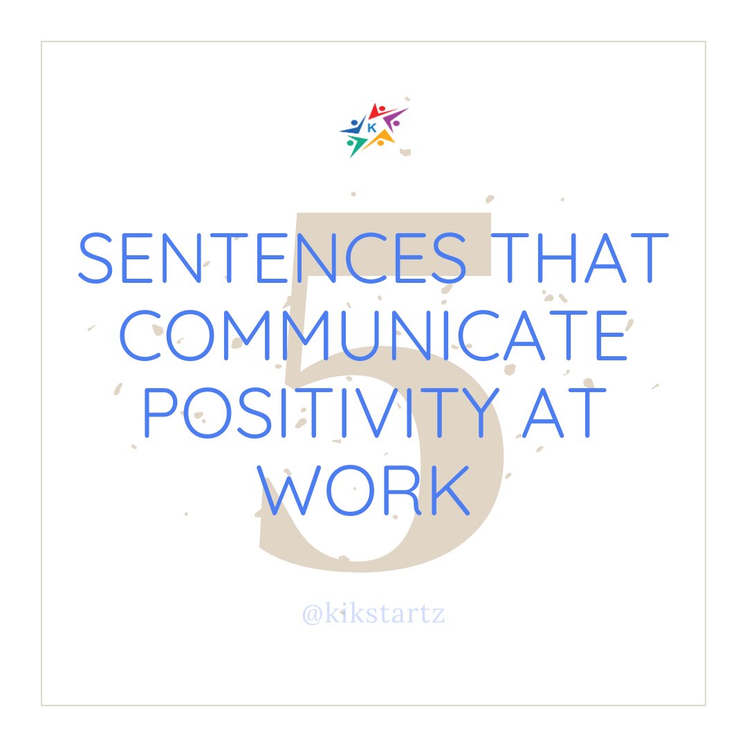 kikstartz's tweet photo. Words have a big impact on our thinking, processing and functioning. Especially when its coming from people who surround us for 8 hours a day.
#kikstartzpowerprogram #positivevibes #positivity #communication #corporatewellness #ergonomics #mentalhealth #healthyinclusive https://t.co/JmLo3AGh02