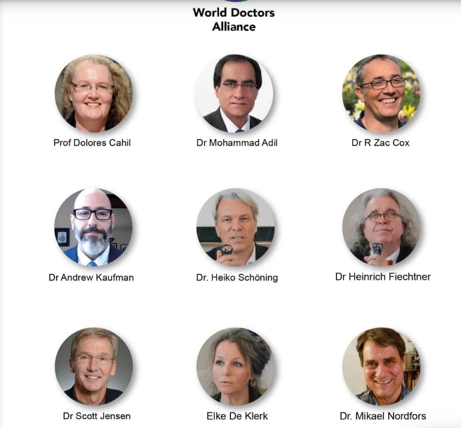Dolores Cahill is a key figure in disinformation networks around COVID 19. I am working with a researcher who is looking in detail at her affiliations and connections. This thread will focus on some of her 'colleagues' in the 'World Doctors Alliance'.