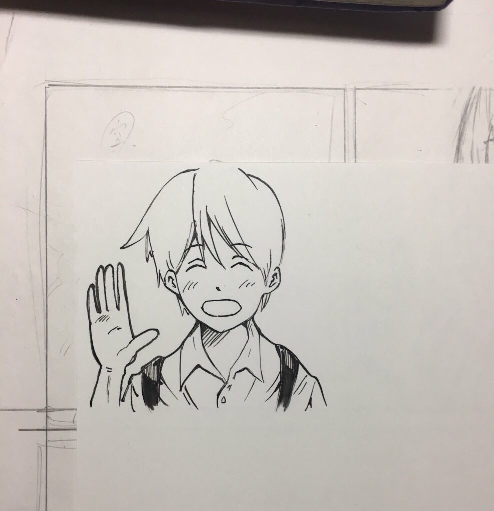 ミリペンとか丸ペンで描いた絵。 