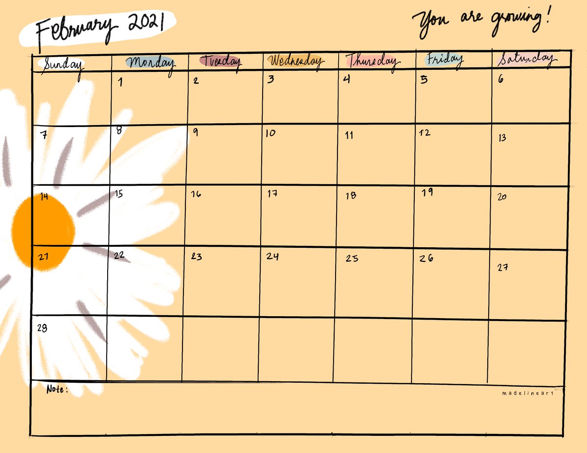 itsmadelineart's tweet image. February 2021 Calendar! ❤
Download it here: bit.ly/36K3xfh