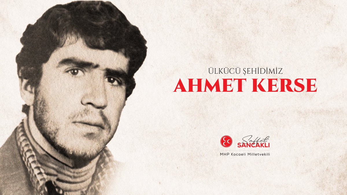 saffetsancakli's tweet photo. Ülkücü Şehidimiz Ahmet Kerse’yi rahmetle anıyorum. Ruhu şad mekanı cennet olsun. https://t.co/n9f4OReXRx