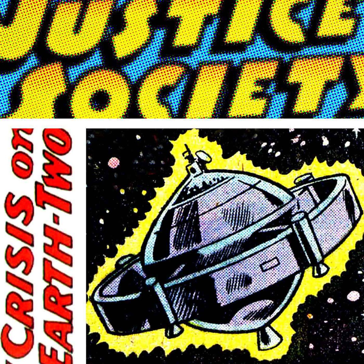 jsapresents's tweet photo. The debut of our podcast JUSTICE SOCIETY PRESENTS - CRISIS! Shag &amp; Rob begin with "Crisis on Earth-One/Two", the first JLA/JSA team-up in JUSTICE LEAGUE OF AMERICA #21-22 by Gardner Fox &amp; Mike Sekowksy! Part of the @FWPodcasts Network! #justicesociety 
https://t.co/PMLKrEuJEA https://t.co/qZf7fLuyV4