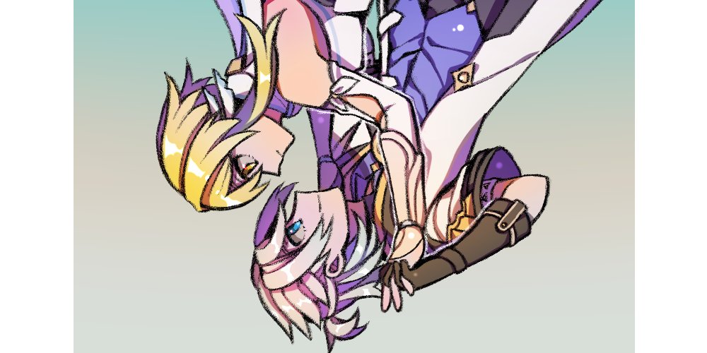 アルベド(原神) ,蛍|ほたる(原神) 「#albelumi #アル蛍

2人きりだね 」|地鳥(zidori)のイラスト