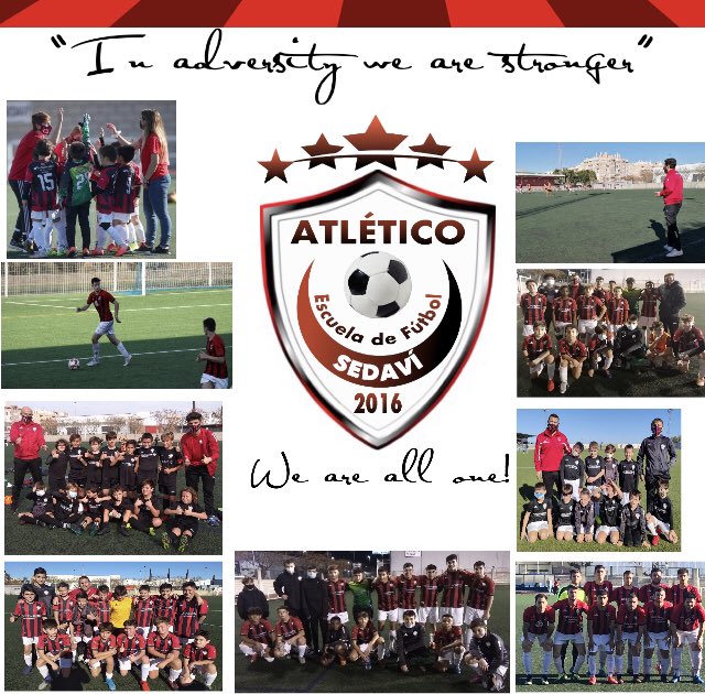 Mucho ánimo a todos nuestros jugadores y sus familias en estos difíciles momentos.
Esperamos que todos os encontréis bien.
Fuerza!
⚽️🔴⚫️🔴⚫️🔴
#todossomosuno