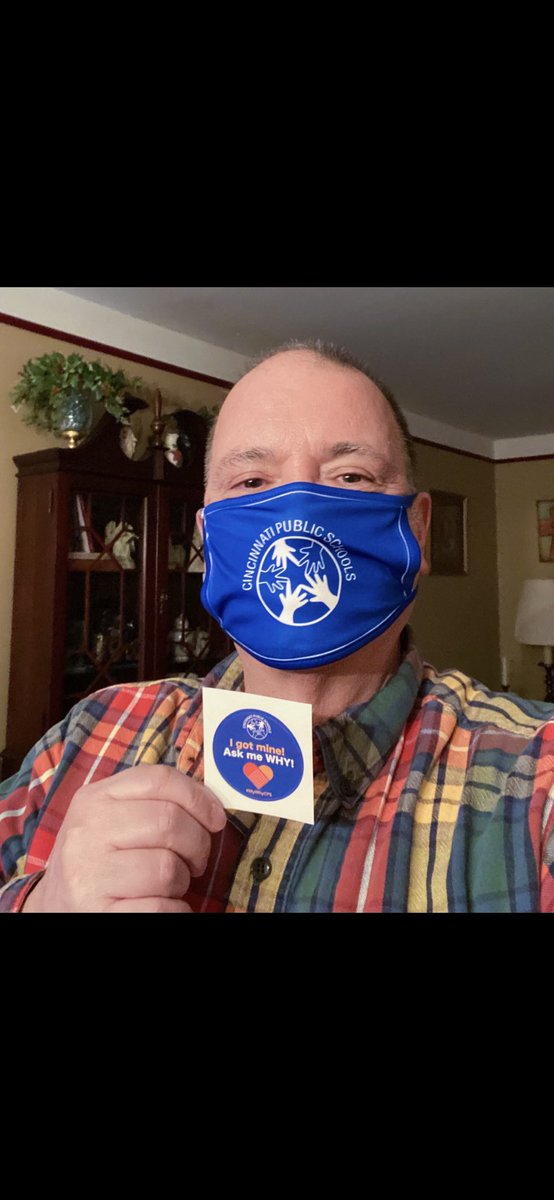#MyWhyCPS #IamCPS Glad and excited I had the opportunity to get vaccinated for myself, family, students, colleagues, and community! Stay safe