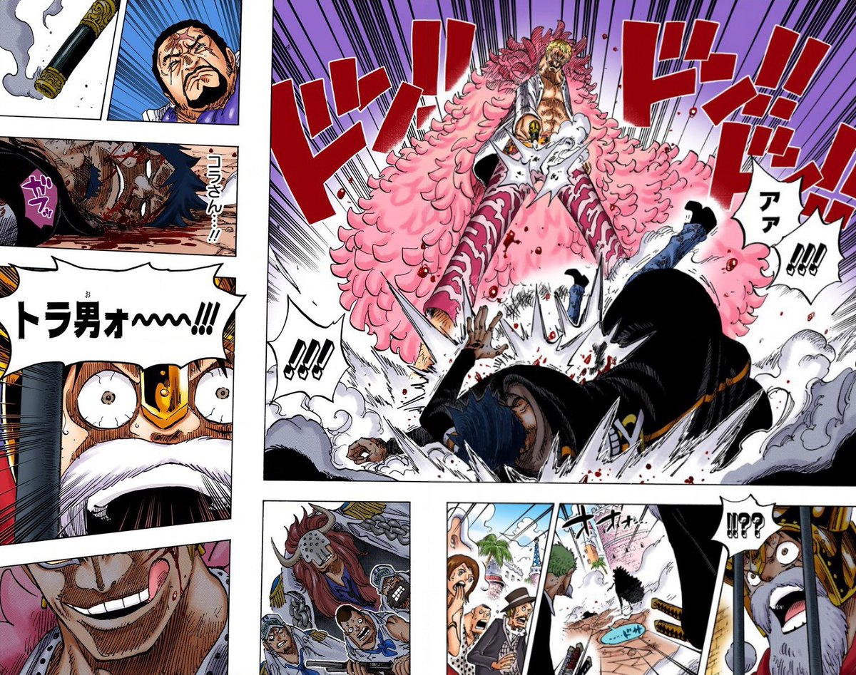 One Piece Color Panel  Vespucci 🌐 on X: Luffy vs Don Krieg   / X