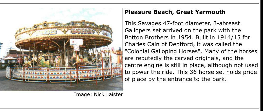 Trickett tea, coffee and colonial merchant history and a little bit of information about the fairground ride which used to be run by Charles Cain and his family.The set of Galloping horses on the ground were sold and now still operate at Great Yarmouth pleasure Beach