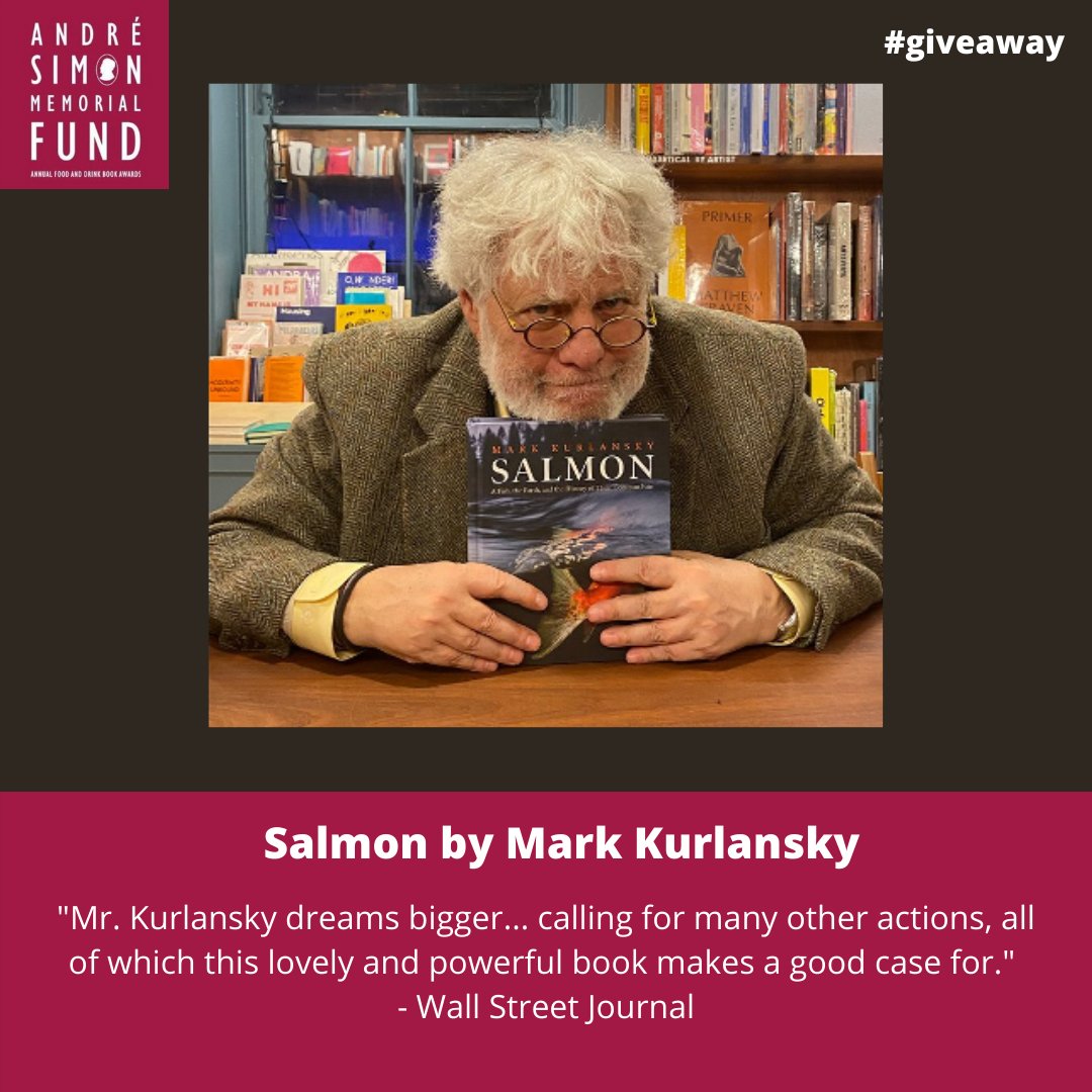 #giveaway - just follow us, like and re-tweet this post to be in with a change of winning Salmon by Mark Kurlansky! This book reveals how the amazing fish acts as a barometer for the health of our planet and its magisterial history. @OneworldNews #andresimonlonglist2020