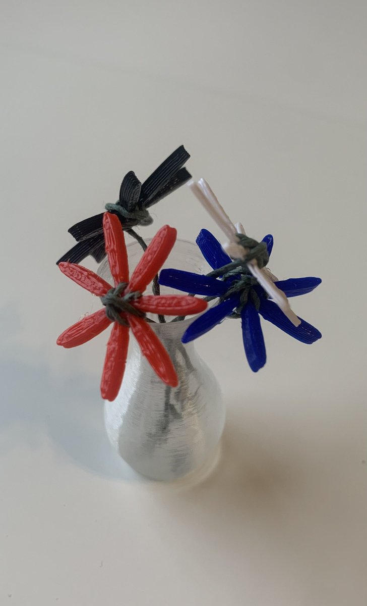 CCDMakers's tweet image. In the #Makerspace this week: Natalie (junior) designed &amp;amp; 3D printed polar equation flowers to put in her 3D printed trigonometry vase. Beautiful, creative #mathart --  designed in #Mathematica, 3D printed at school, &amp;amp; inspired by in-class projects! #WeAreCountryDay @CountryDay