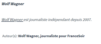 Cela montre soit une volonté de cacher la rédaction, soit qu’il n’y a pas de rédaction. D’ailleurs impossible de savoir qui est directeur de la rédaction. Reste donc les tiers.Par exemple des journalistes indépendants qu’on retrouve aussi par exemple dans les blogs de medipart